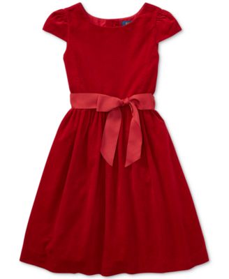 Product Details. Perfect for holiday parties, this fit-and-flare Polo Ralph  Lauren dress ...